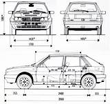 Lancia Delta Integrale Dimensioni Misure Hf Scheda Larghezza 8v Evoluzione 1215 sketch template