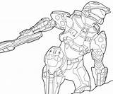 Halo Reach Imagui Helmet Colouring Spartan Pencils Jefe Colorear24 sketch template