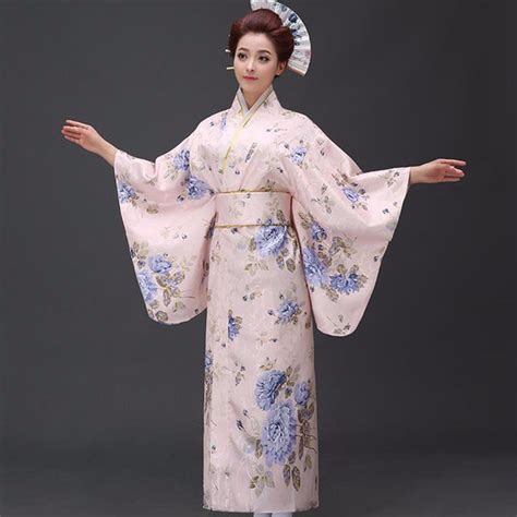 nueva llegada japonés mujeres original yukata vestido tradicional