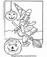 Halloween Coloring Pages Costume Honkingdonkey Cute Witch Holiday Print sketch template