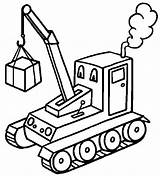 Crane Coloring Construction Colouring Cranes Little Digger Puff Huff Hard 653px 1kb sketch template
