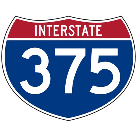 interstate 375 sign sticker