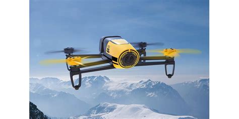 parrot bebop drone jaune objets connectes sur easylounge