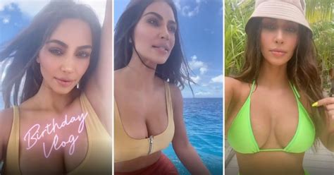 kim kardashian continues to reminisce with 40th birthday getaway vlog