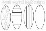 Surfboard Beach Tabla Storytime Colorear Surfing sketch template