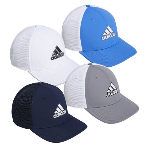 adidas  stretch  cap mens golf hats headwear hurricane golf