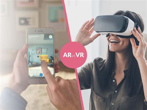 difference  augmented reality ar  virtual reality vr