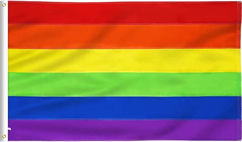 flagburg rainbow flag with sewn stripes lgbtq flags 6x10