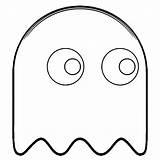 Pac Pacman Pinky Bettercoloring Ghostly Printables Clipartmag Mario sketch template