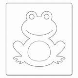 Frog Sizzix sketch template