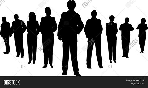 business people leader silhouette vector photo bigstock