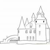 Castle Coloring Boldt Power House Pages Coloringpages101 sketch template