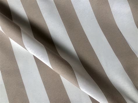 beige white stripe teflon waterproof outdoor fabric  cushion gazebo beach cm