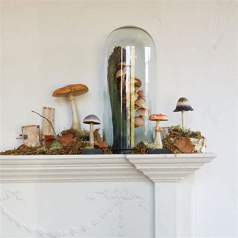 image result  large pottery mushrooms   log decor mushroom
