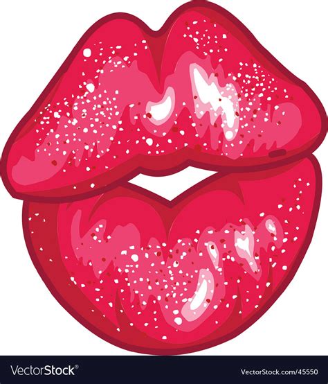 red lips royalty free vector image vectorstock