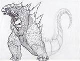 Godzilla Coloring Pages Muto Colouring Vs Legendary King Clipart Suggestions Keywords Related Monster Deviantart Kong Print Drawing Monsters Library Monsterverse sketch template