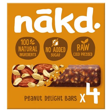 Μπάρες nakd raw fruit and nut peanut delight gluten free lactose free