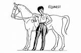 Coloring Horse Pages Miniature Horses Work Template Theequinest sketch template
