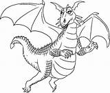 Dragon Coloring Drawings Wyvern Pages Baby Train Template sketch template