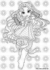 Coloring Pages Girlz Moxie Pattern Sketchite Sheets Colouring sketch template