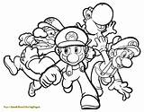 Bros Coloring Pages Smash Super Mario Getcolorings Color Printable sketch template