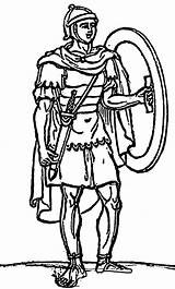 Sword Romano Romanos Romans Wecoloringpage Soldados Páginas Römische Impressão Cristo Antikes Rom Soldaten Ideias Reciclagem Adesivos sketch template