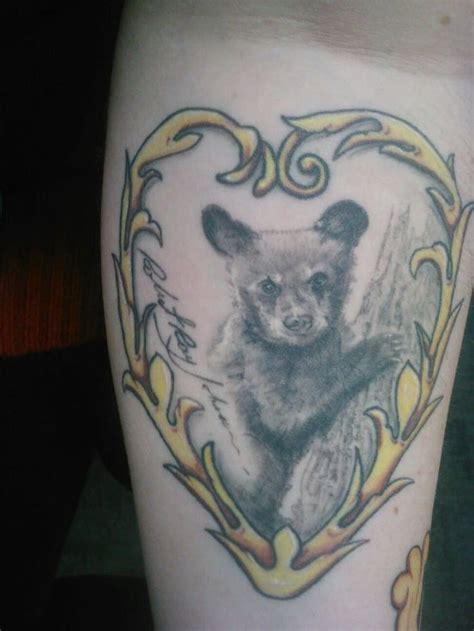 bear cub tattoo images  pinterest cubs tattoo bear cubs