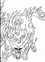 Tailed Beast Two Cat Deviantart Drawings sketch template
