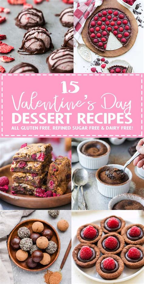 Valentine S Day Dessert Recipe Roundup All Gluten Free Refined Sugar