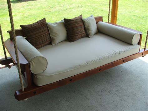 custom rustic porch bed swing  carolina porch swings custommadecom