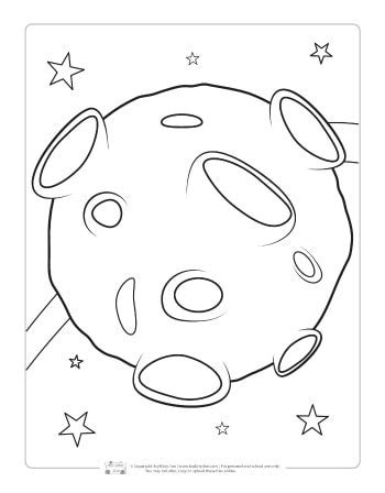space coloring pages  kids itsy bitsy fun