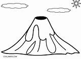 Volcano Coloring Pages Drawing Lava Shield Printable Composite Kids Sketch Cartoon Volcanoes Cool2bkids Clipart Draw Tsunami Eruption Getdrawings Drawings Worksheet sketch template