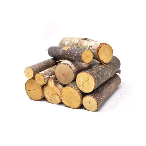 assorted birch mini logs natural  piece walmartcom walmartcom