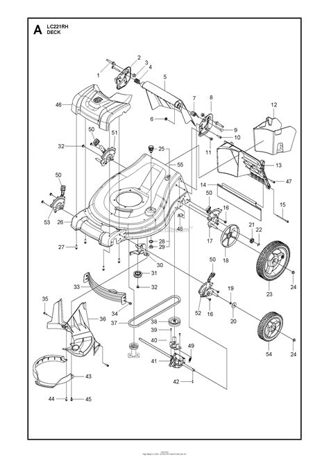 husqvarna lawn mower lca parts diagram  reviewmotorsco