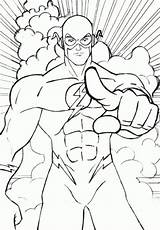 Superhero Letscolorit sketch template