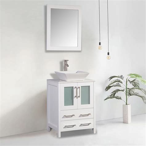 vanity art   single sink bathroom vanity combo set  drawers