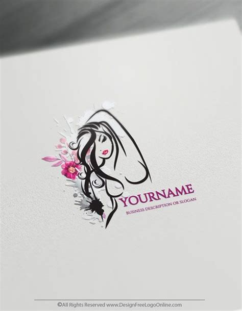 create a beauty logo for free with the sexy woman logo template