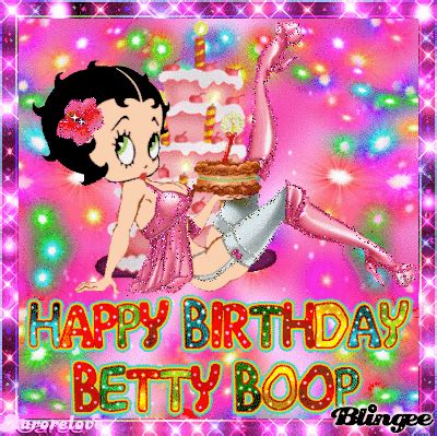 happy birthday betty boop picture  blingeecom