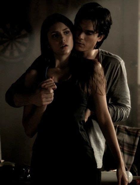 Damon Salvatore And Elena Gilbert Delena The Vampire Diaries Ian