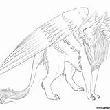 Gryphon Griffin sketch template