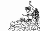 Flamenco Coloring Woman Pages Colorear Getcolorings Getdrawings Drawing Coloringcrew sketch template