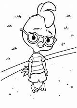Coloring Chicken Little Pages Frowning Netart Kids Tv Bestcoloringpagesforkids Shows sketch template