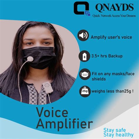 qnayds portable voice amplifier  rs piece  thrissur id