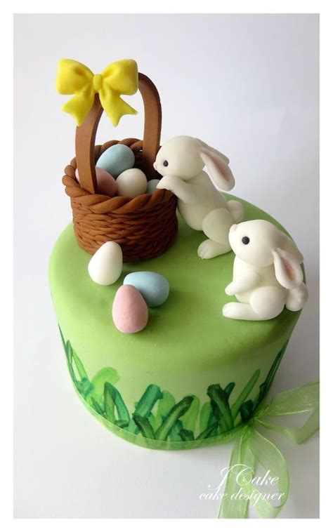 ideas  rabbit cake  pinterest easter bunny cake easter cake  bunny cupcakes