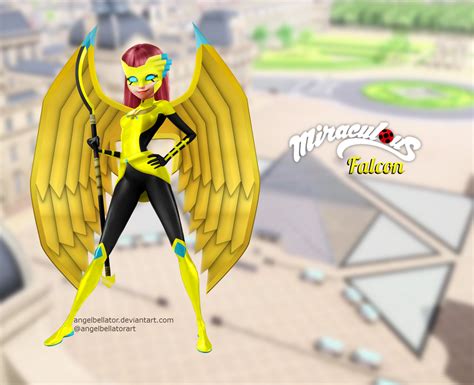 Miraculous Oc Falcon [commission] By Angelbellator On Deviantart