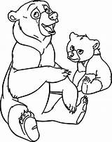 Coloring Bear Brother Pages Disney Wecoloringpage Cartoon Choose Board sketch template
