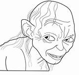 Hobbit Gollum Signore Anelli Smaug Smeagol Cunning Colouring Cartoni Degli Tolkien Everfreecoloring Getdrawings Malvorlage Letscolorit Hungry Ringe Herr Zum Lotr sketch template