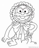 Muppet Babies Coloring Animal Pages Baby Muppets Printable Animals Drawing Color Kids Show Print Adults Supercoloring Getcolorings Getdrawings Categories sketch template