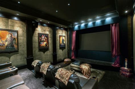 home theater design ideas  men  room retreats