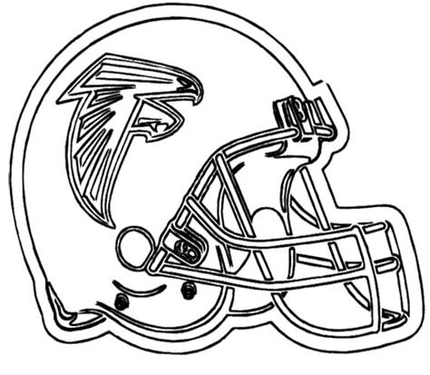 printable football helmet nfl coloring pages